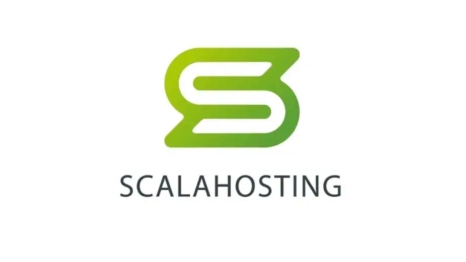 ScalaHosting logo – Managed VPS and AI-driven cloud hosting platform