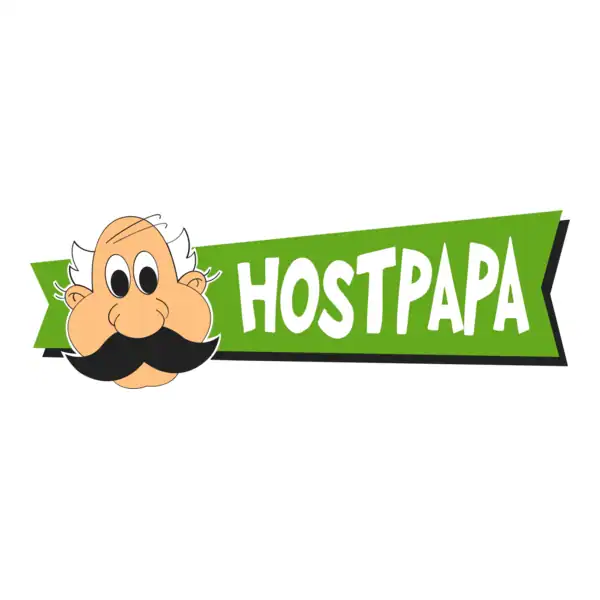 HostPapa logo – Canadian AI website builder and eco-friendly web hosting